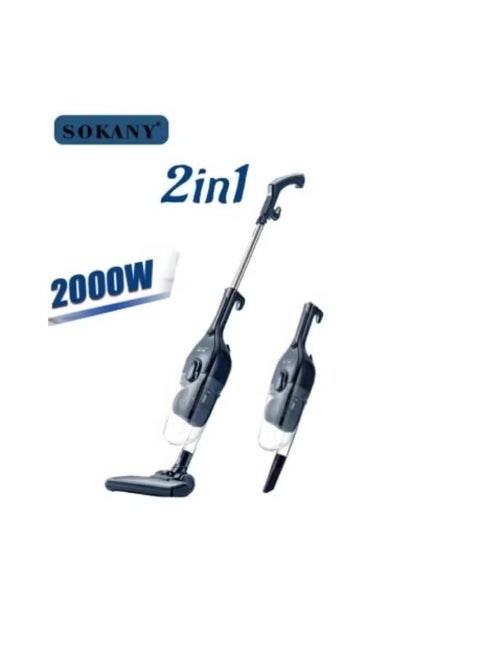 Sokany SK13043 Upright Vacuum Cleaner, 2000W Suction Power, with Lightweight Multifunctional Handheld Cleaning Stick and 18kPa Suction Power
